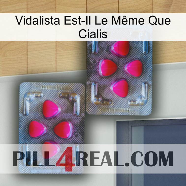 Vidalista Est-Il Le Même Que Cialis 15